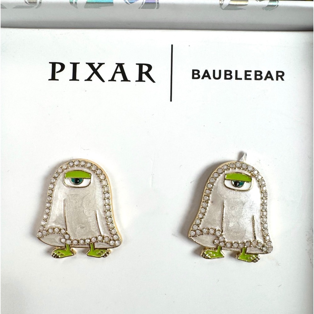 Disney BAUBLEBAR Mike‎ Wazowski Ghost Monsters Inc Stud Earrings